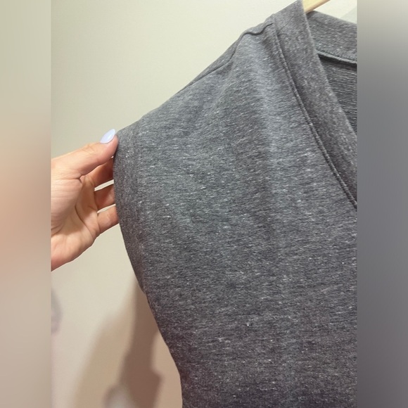 Madewell Gray V-Neck Romper - Picture 6 of 7